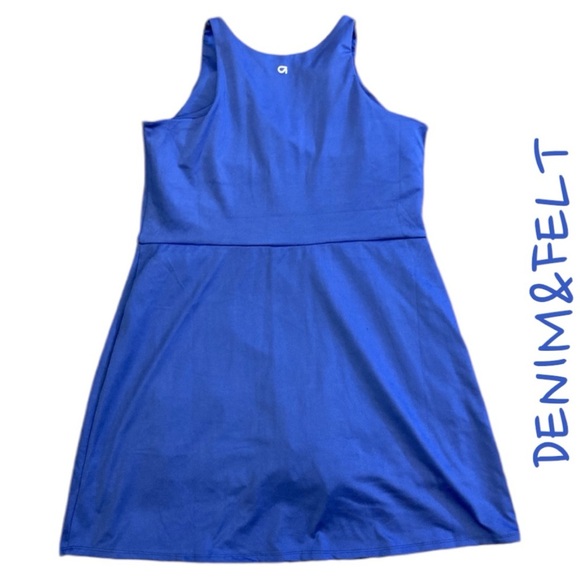 Gap Fit Royal Blue Active Tank Dress w/ Built in Shorts and Shelf Bra | NEW/NWT! - Picture 7 of 10